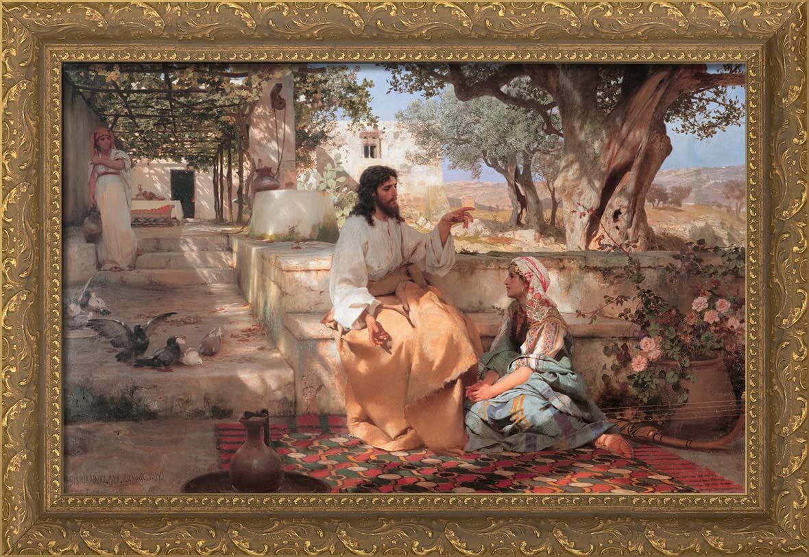 Amazon.com: ArtDirect Christ in The House of Martha and Mary 32x22